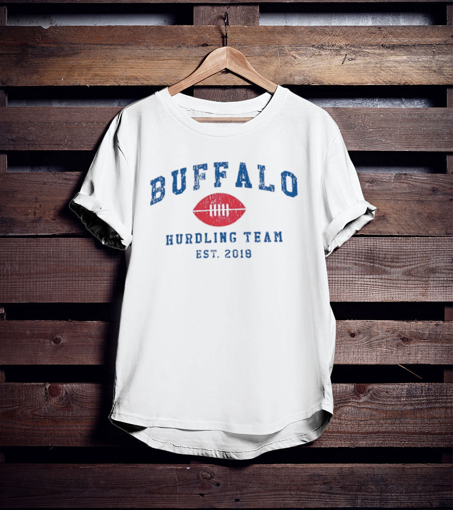Buffalo Hurdling Team Est 2019 Football T-Shirt