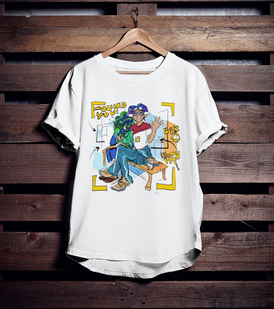 Found You Splatoon Nintendo Art Style Inkling Vibes T-Shirt
