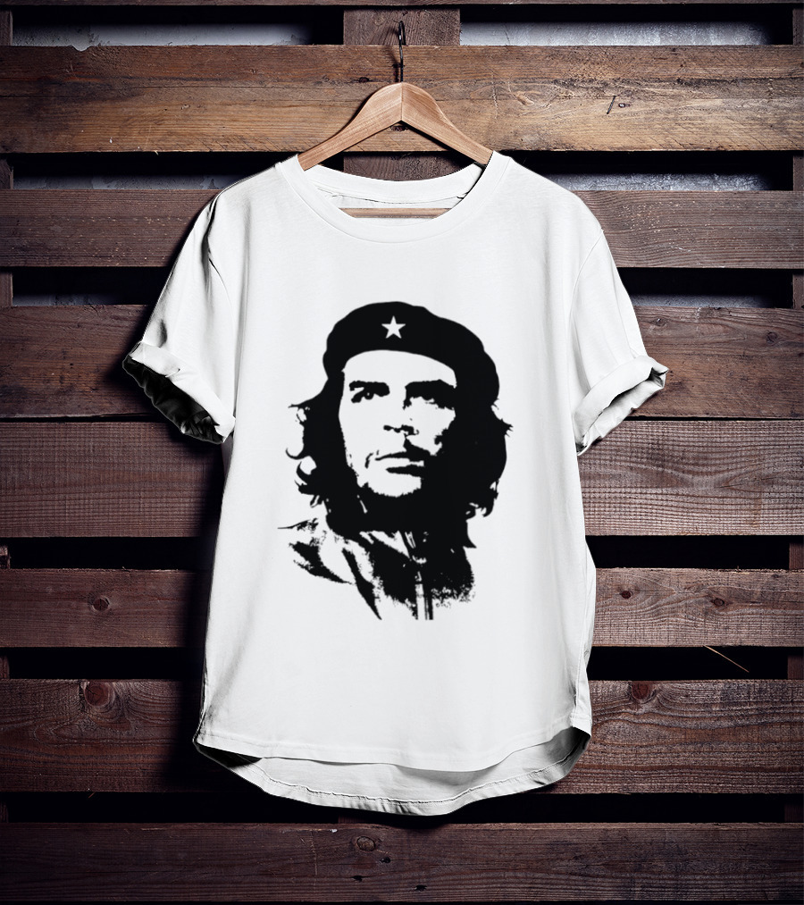 Che Guevara Big Head Argentine Marxist Revolutionary Iconic Stencil T-Shirt