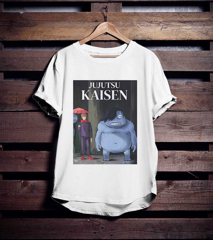 Jujutsu Kaisen Meets Totoro Anime T-Shirt