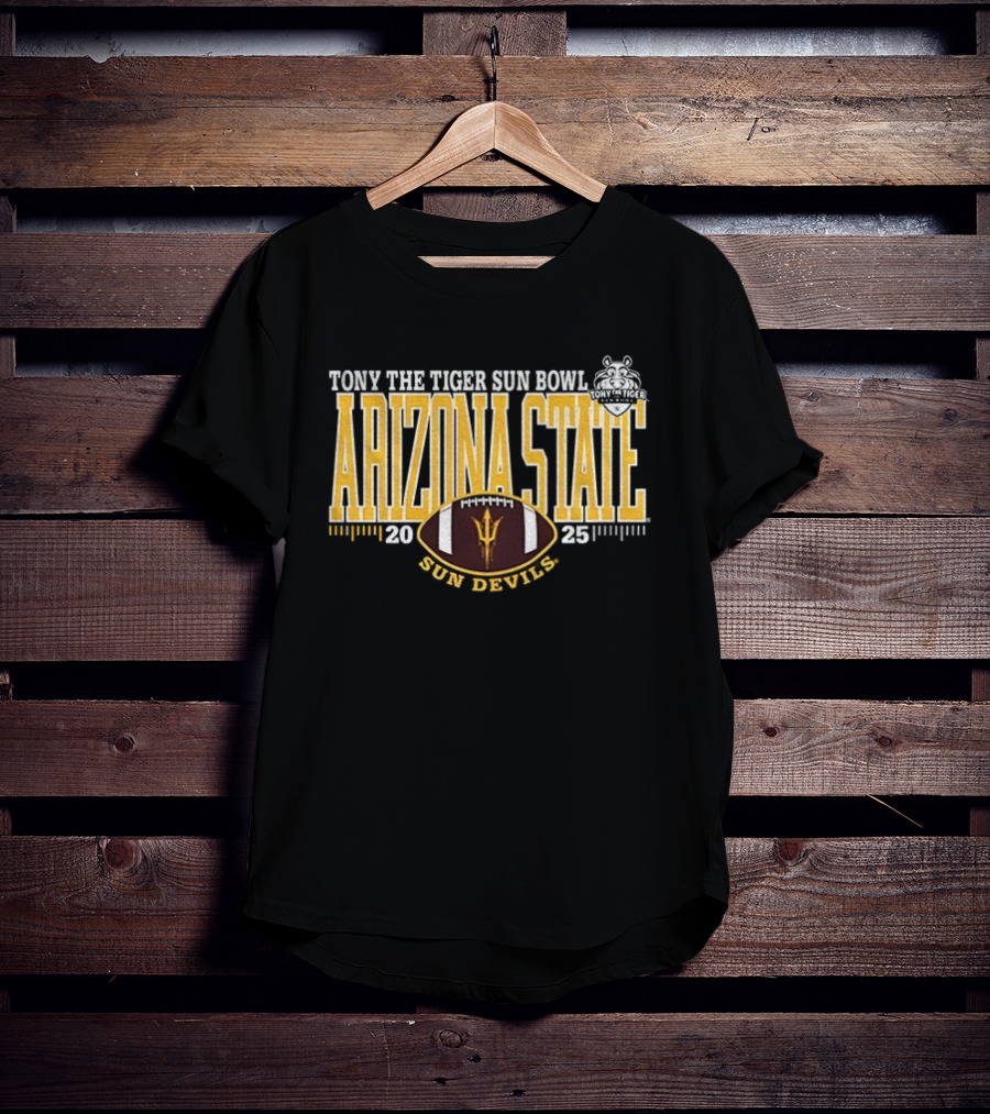 Tony The Tiger Sun Bowl Arizona State Sun Devils 2025 Football T-Shirt