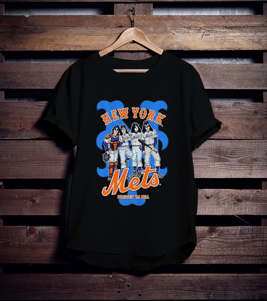 New York Mets Dressed To Kill Collaboration T-Shirt