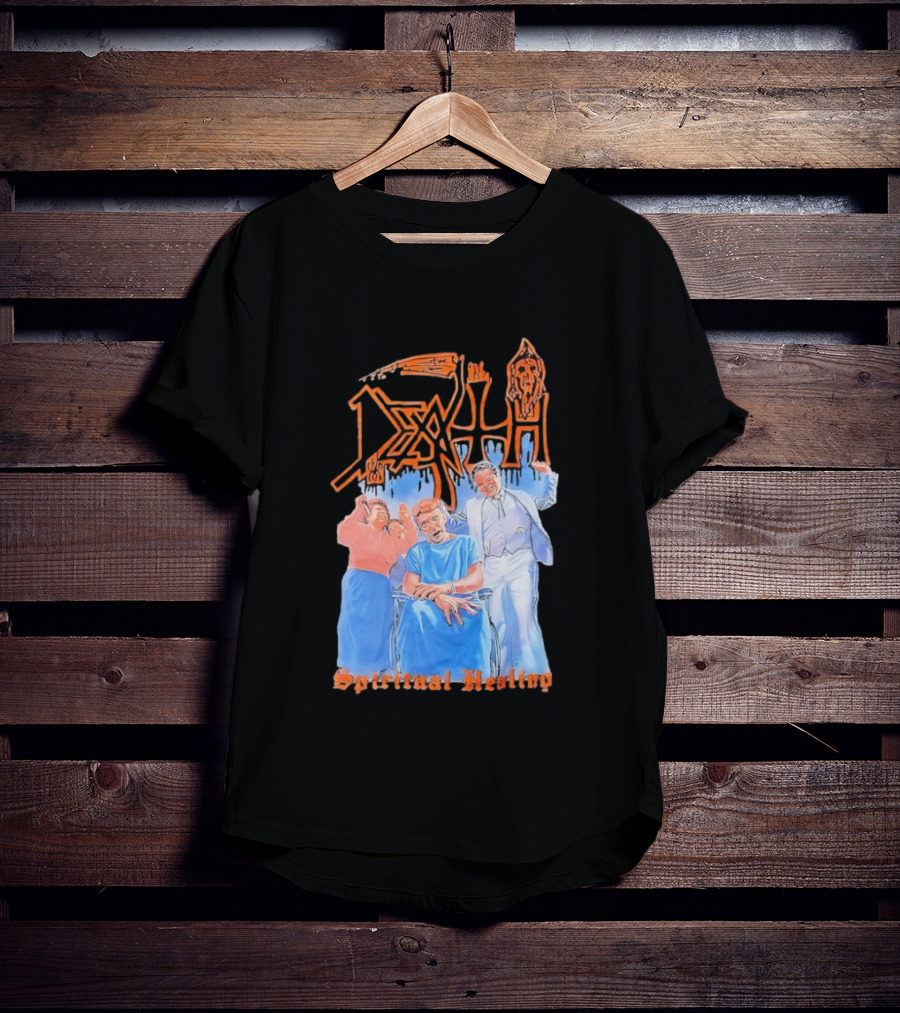 Death Spiritual Healing Album Cover Artwork By Ed Repka T-Shirt
