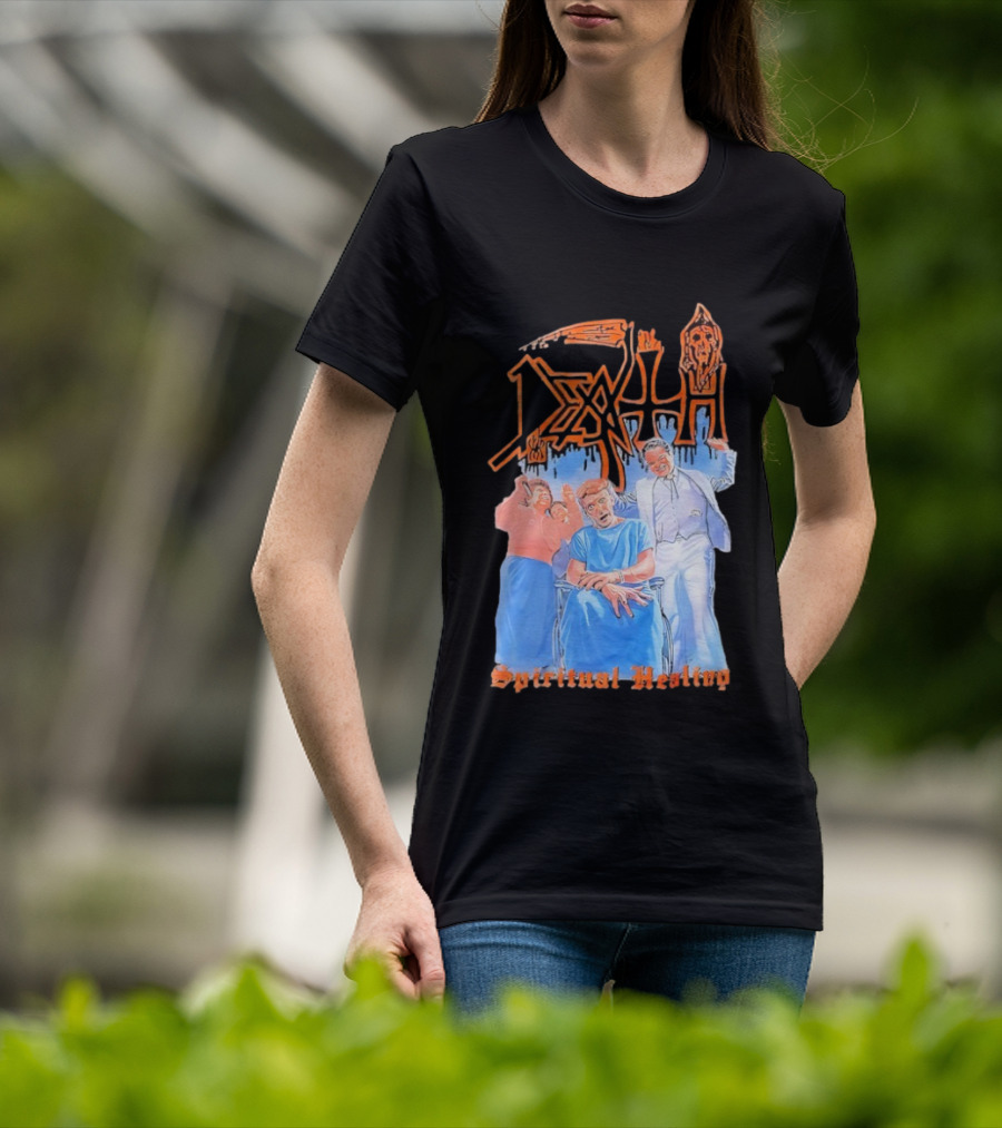 Death Spiritual Healing Album Cover Artwork By Ed Repka T-Shirt