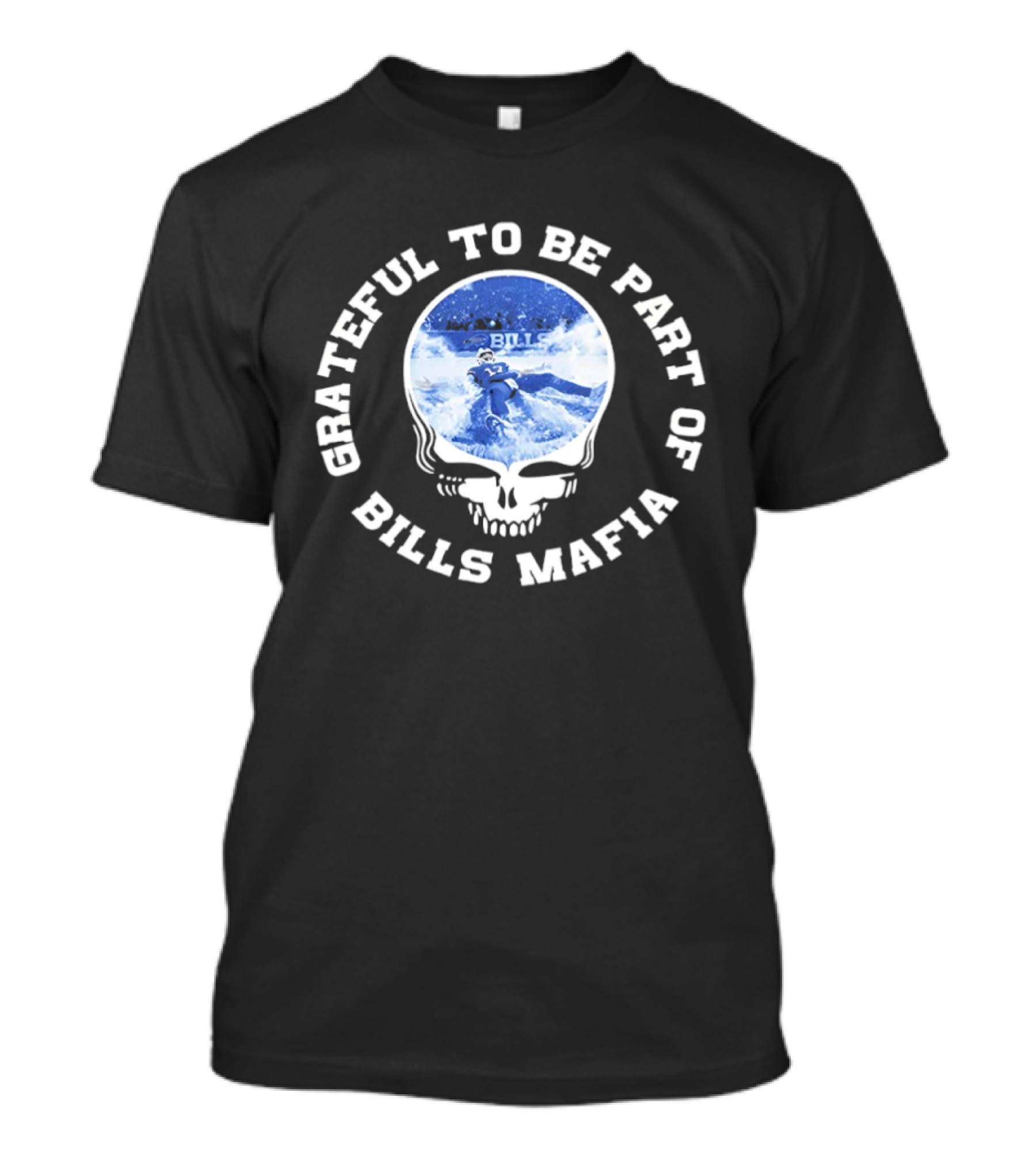 Grateful Dead Bills Mafia Skiing Buffalo Bills T-Shirt