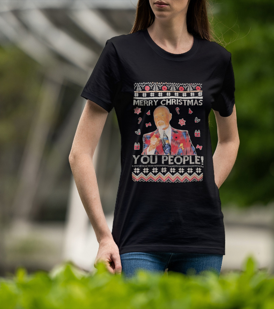 Merry Christmas You People Don Cherry Ugly Sweater T-Shirt