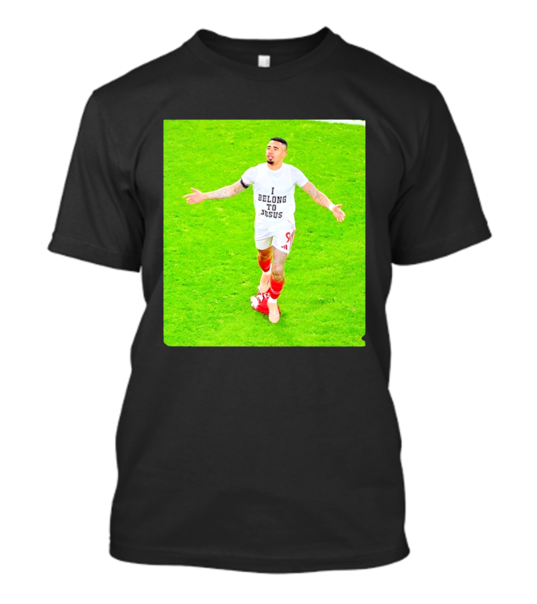Gabriel Jesus I Belong To Jesus Arsenal FC T-Shirt