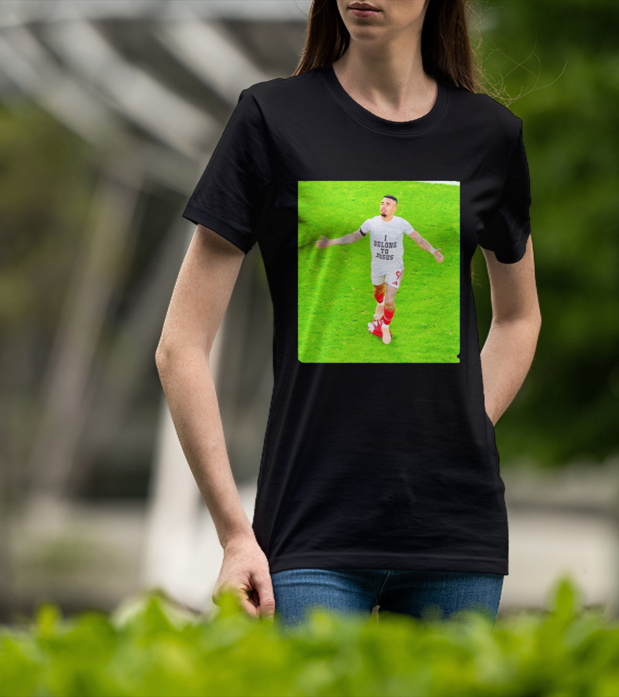 Gabriel Jesus I Belong To Jesus Arsenal FC T-Shirt