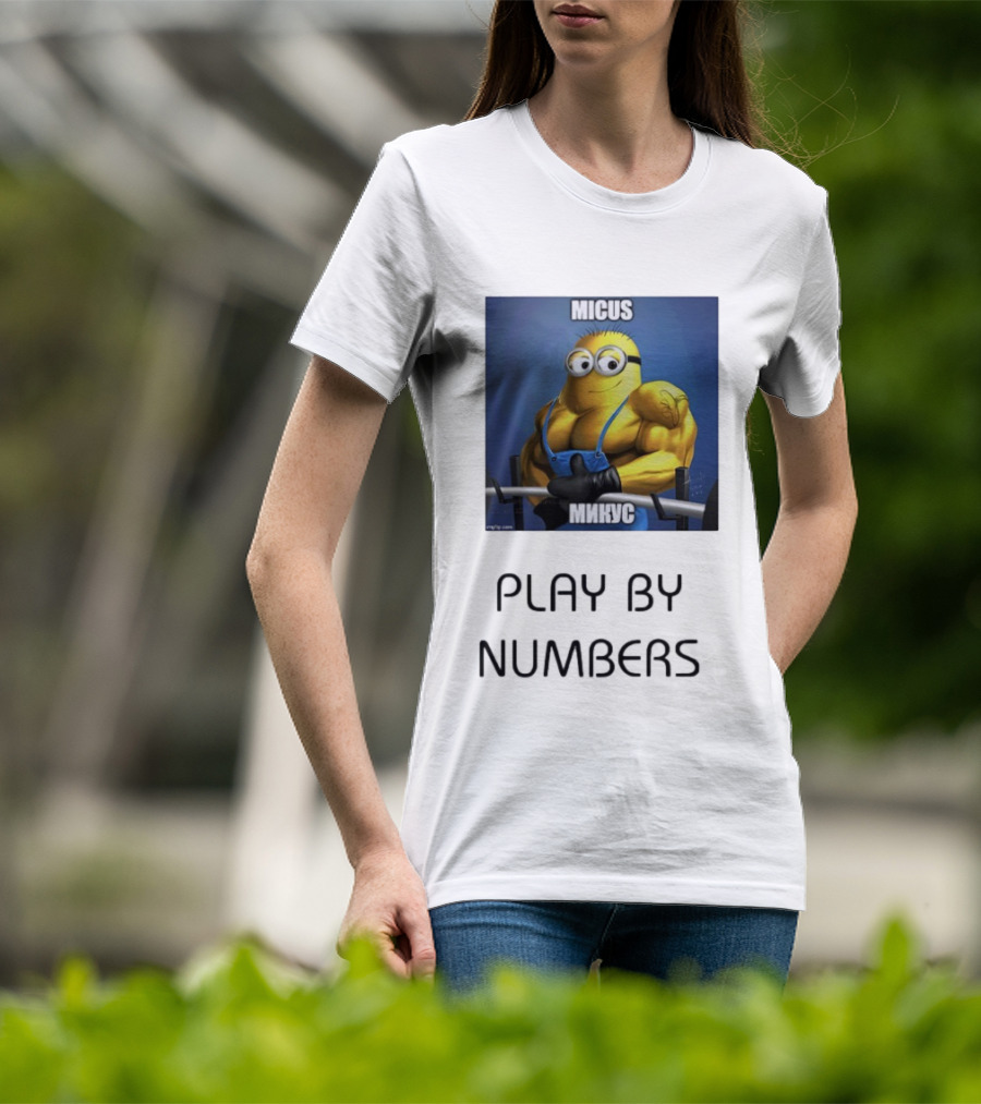 Micus Минькс Muscle Play By Numbers Minion T-Shirt