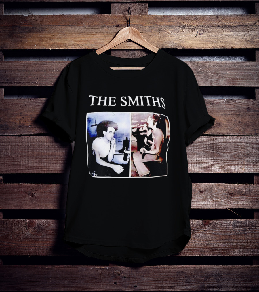 The Smiths Morrissey Johnny Marr Vintage Album Photo T-Shirt
