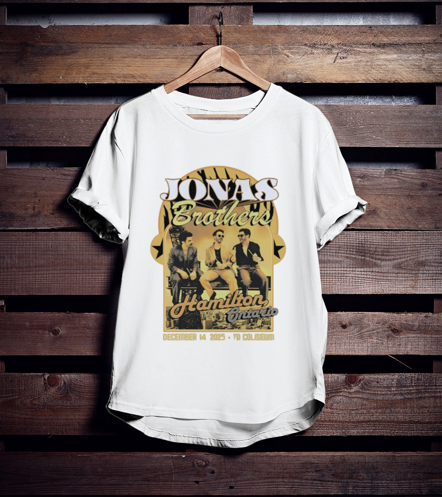 Jonas Brothers Hamilton Ontario December 14 2025 TD Coliseum T-Shirt