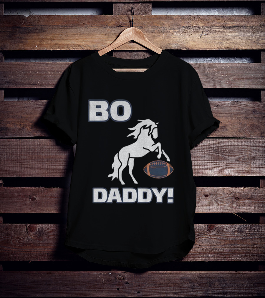 Bo Nix Denver Broncos Football Bo Daddy NFL 2025 Horseball T-Shirt