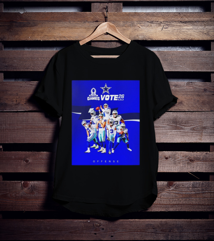 Dallas Cowboys Pro Bowl Games Vote 26 Offense T-Shirt