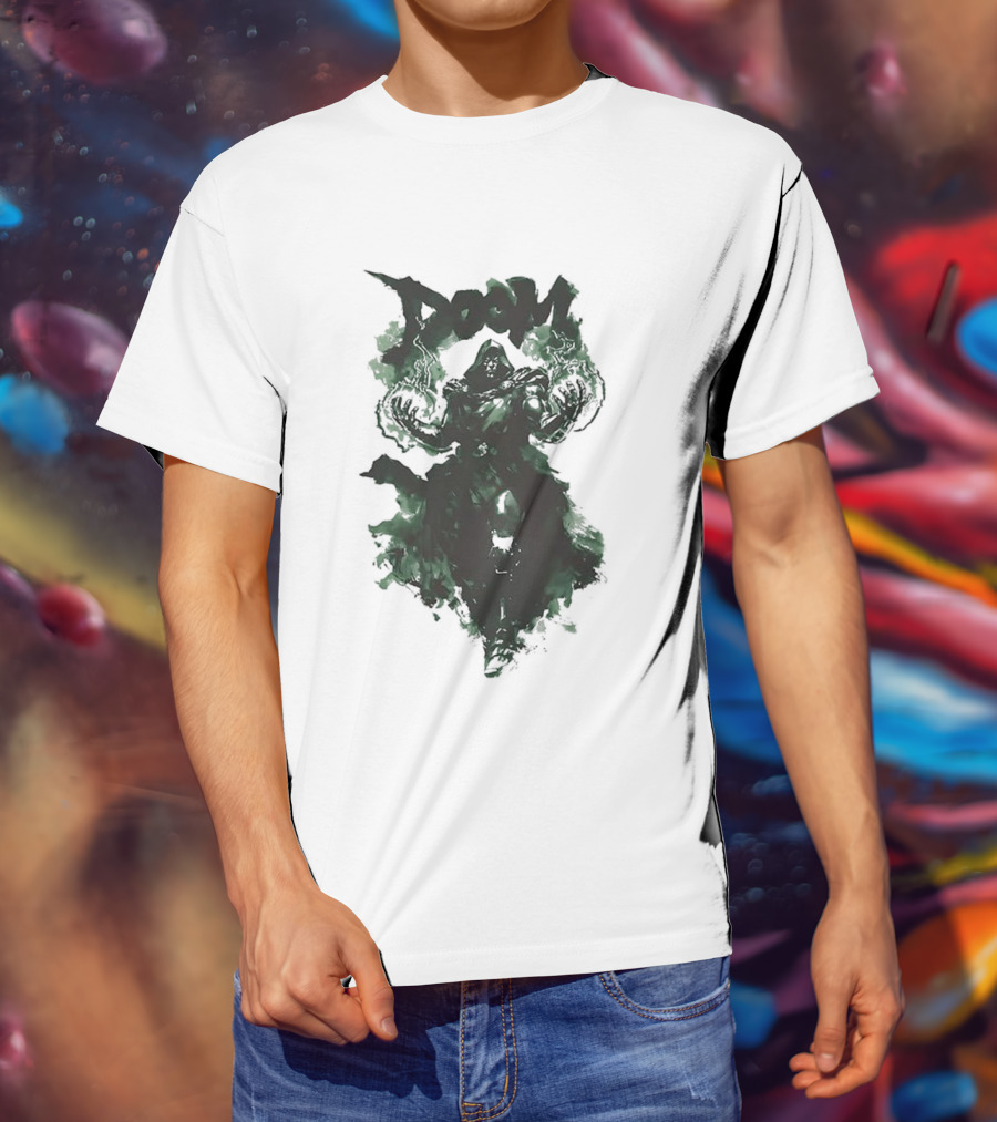 Doom Doctor Emperor Marvel Comics Green Aura T-Shirt