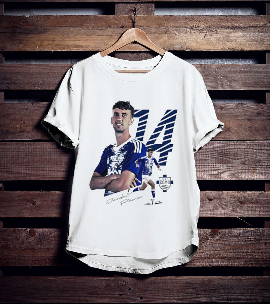 Jacobo Ramon 14 Como 1907 Players Collection Signature T-Shirt
