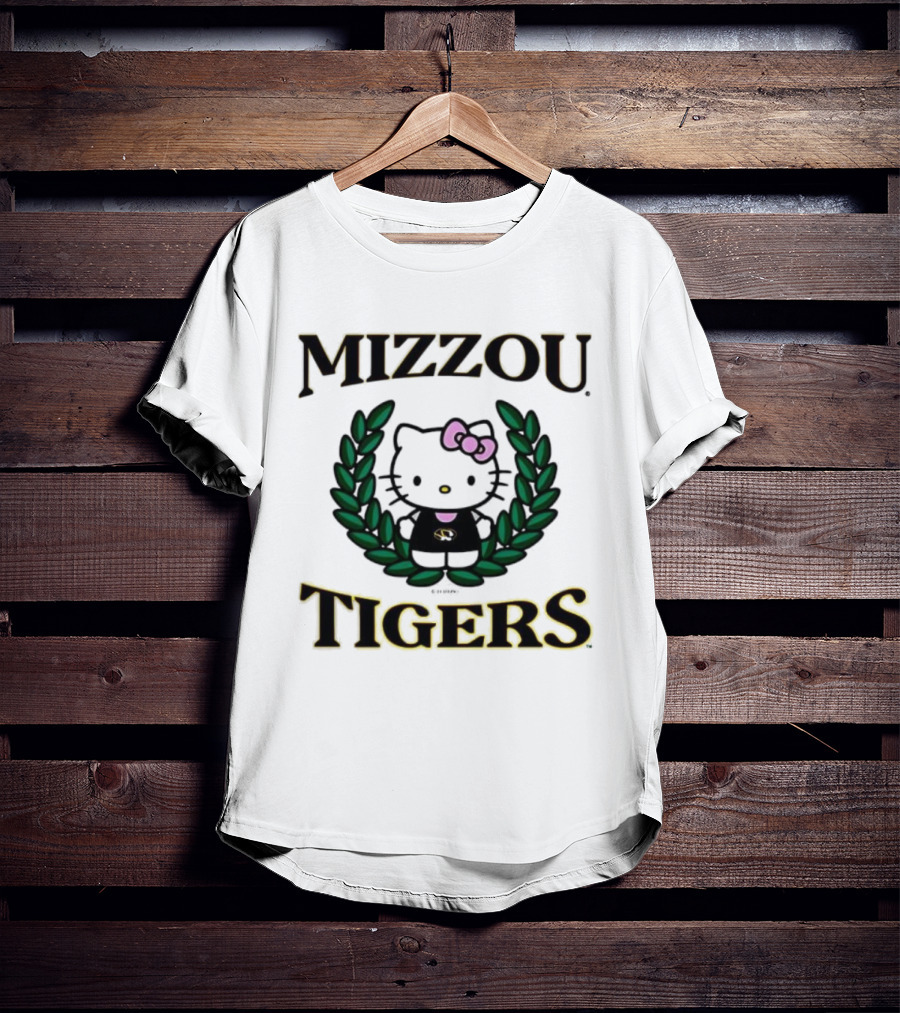 Mizzou Tigers Hello Kitty University Of Missouri Fan Collection T-Shirt