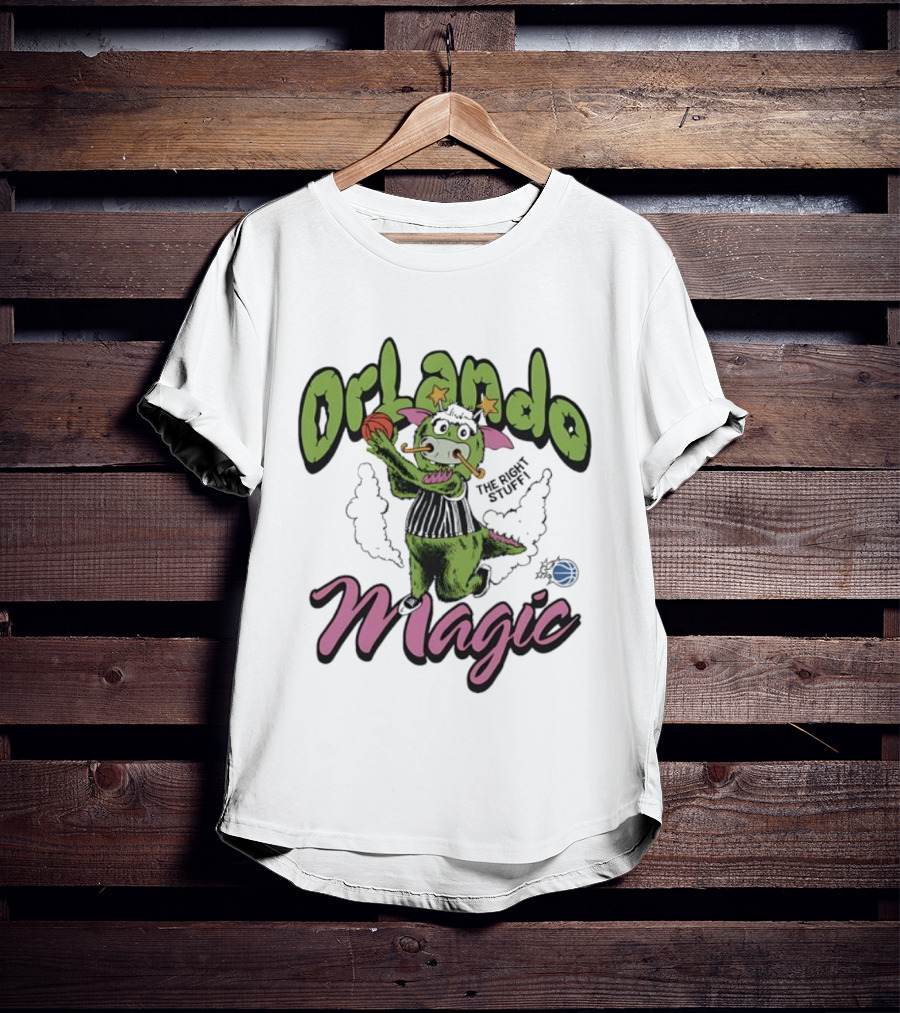 Orlando Magic The Right Stuff Mascot Basketball Creature T-Shirt
