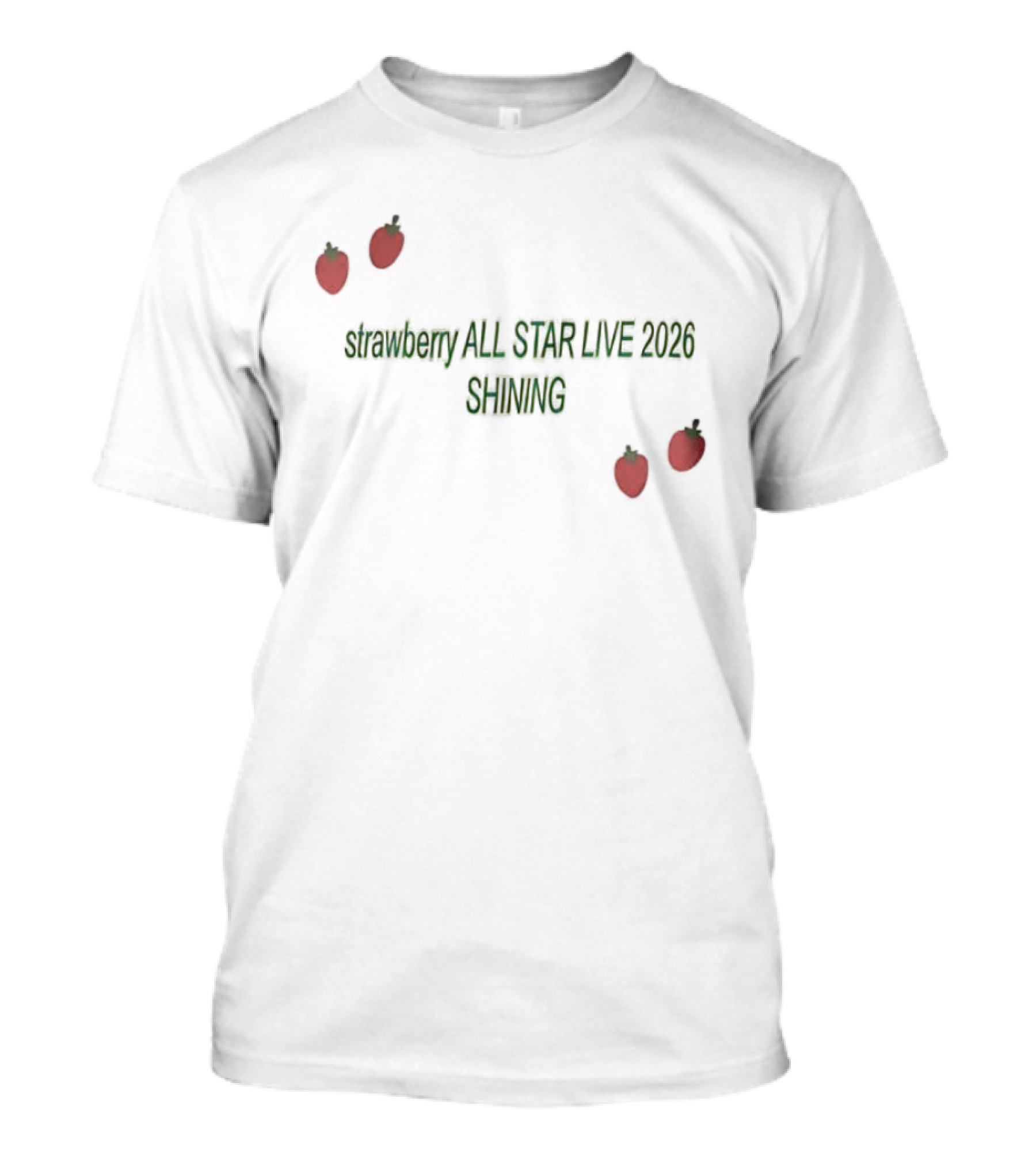 Strawberry All Star Live 2026 Shining Berries T-Shirt