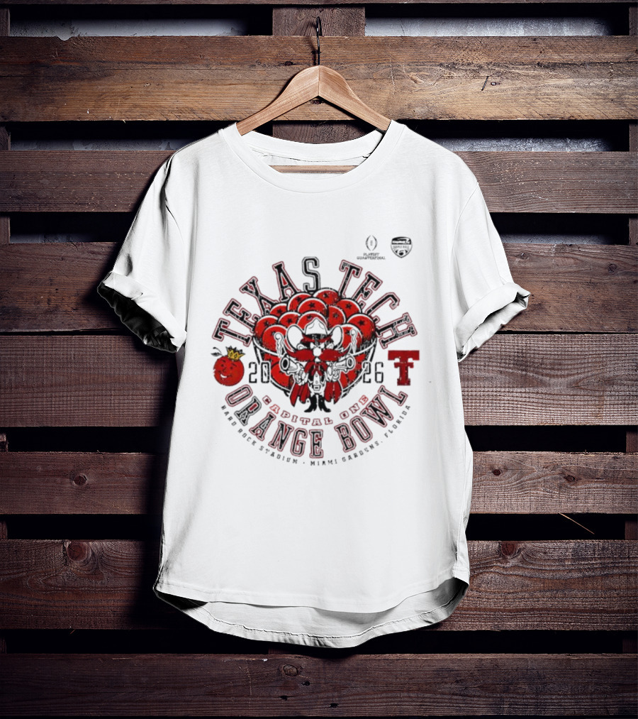 Texas Tech 2026 Capital One Orange Bowl CFP T-Shirt