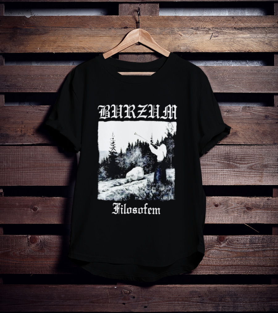 Burzum Filosofem Album Nordic Forest Scene T-Shirt