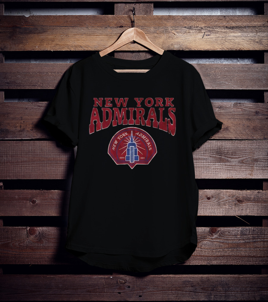 Heated Rivalry New York Admirals Hockey Scott Hunter NYC Tower T-Shirt