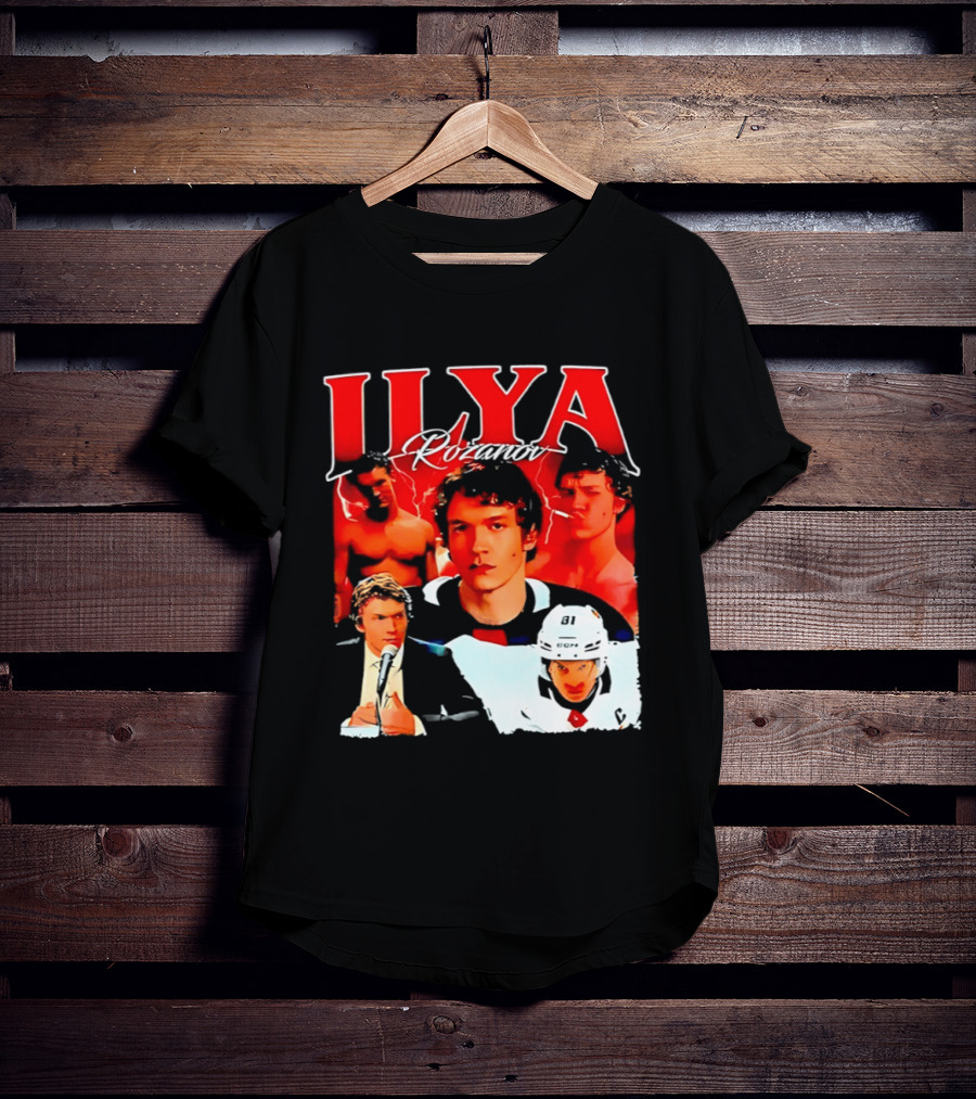 Ilya Rozanov Rivalry 90s Iconic Hockey Star T-Shirt