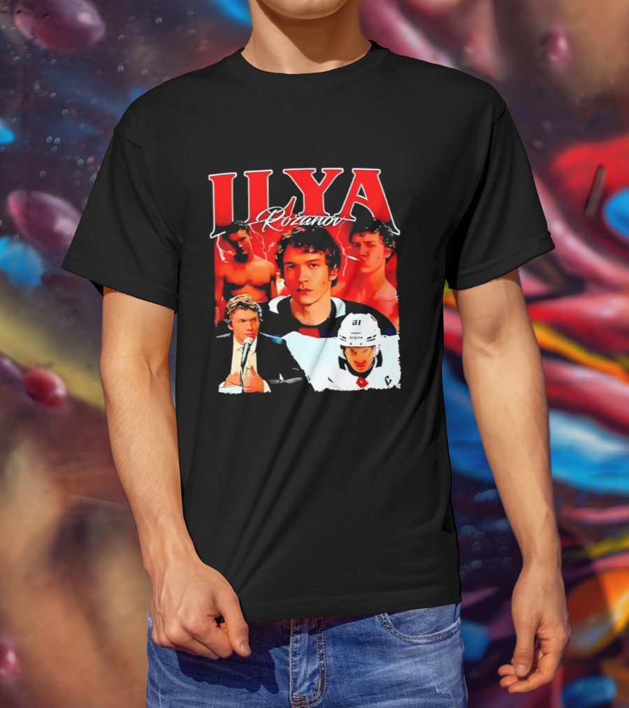 Ilya Rozanov Rivalry 90s Iconic Hockey Star T-Shirt