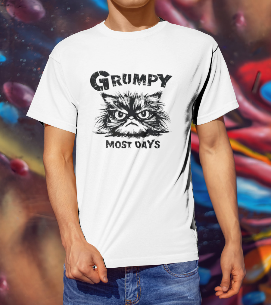 Grumpy Cat Most Days Mood Face T-Shirt