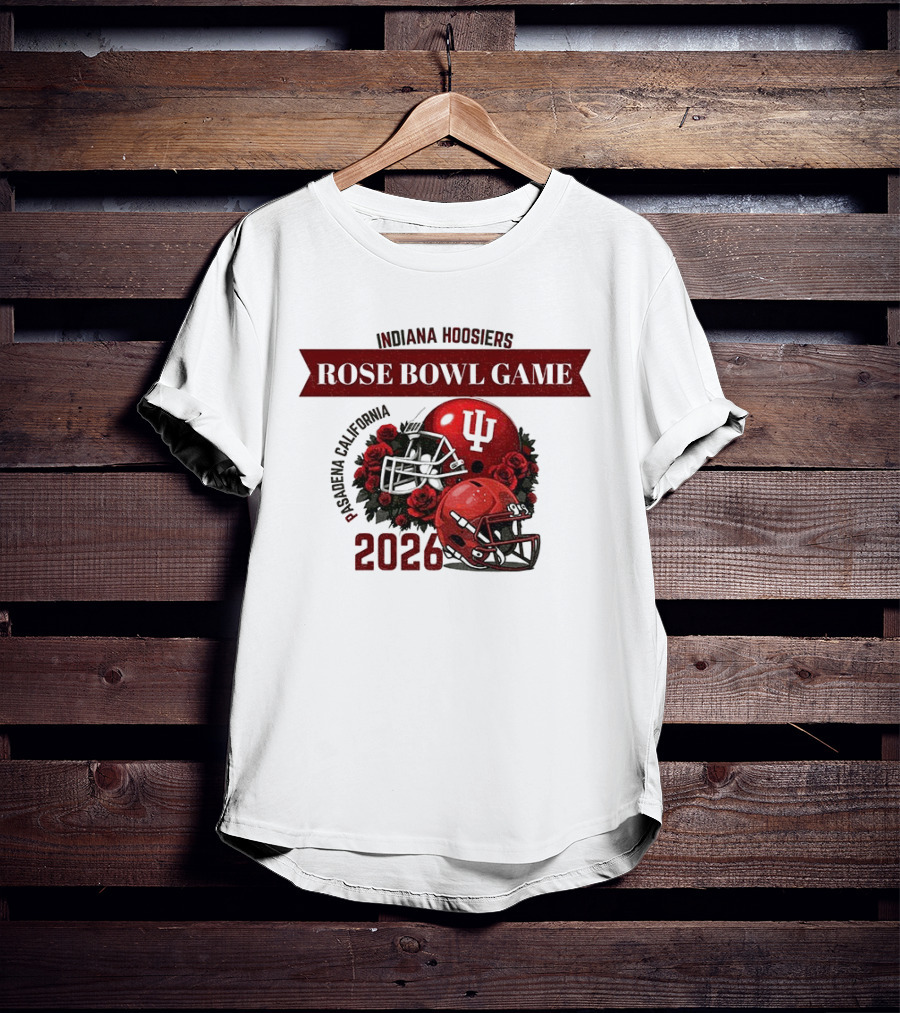 Indiana Hoosiers Rose Bowl Game 2026 Helmet Pasadena California T-Shirt