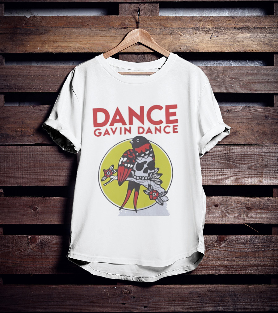 Dance Gavin Dance Skull And Bird T-Shirt