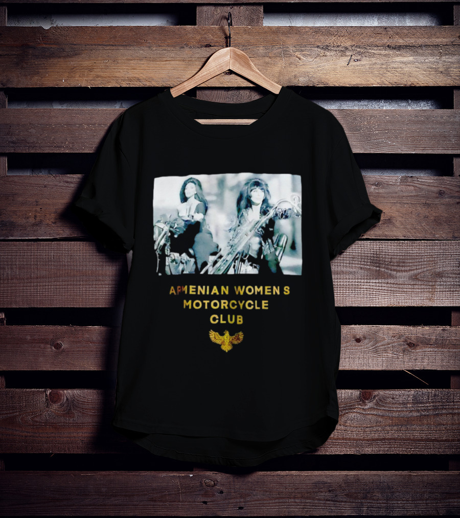 Armenian Women's Motorcycle Club Cher Biker мотоклуб T-Shirt