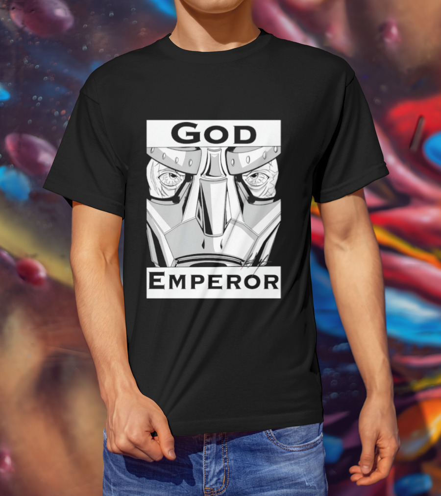 God Emperor Masked Face Robot Armor T-Shirt