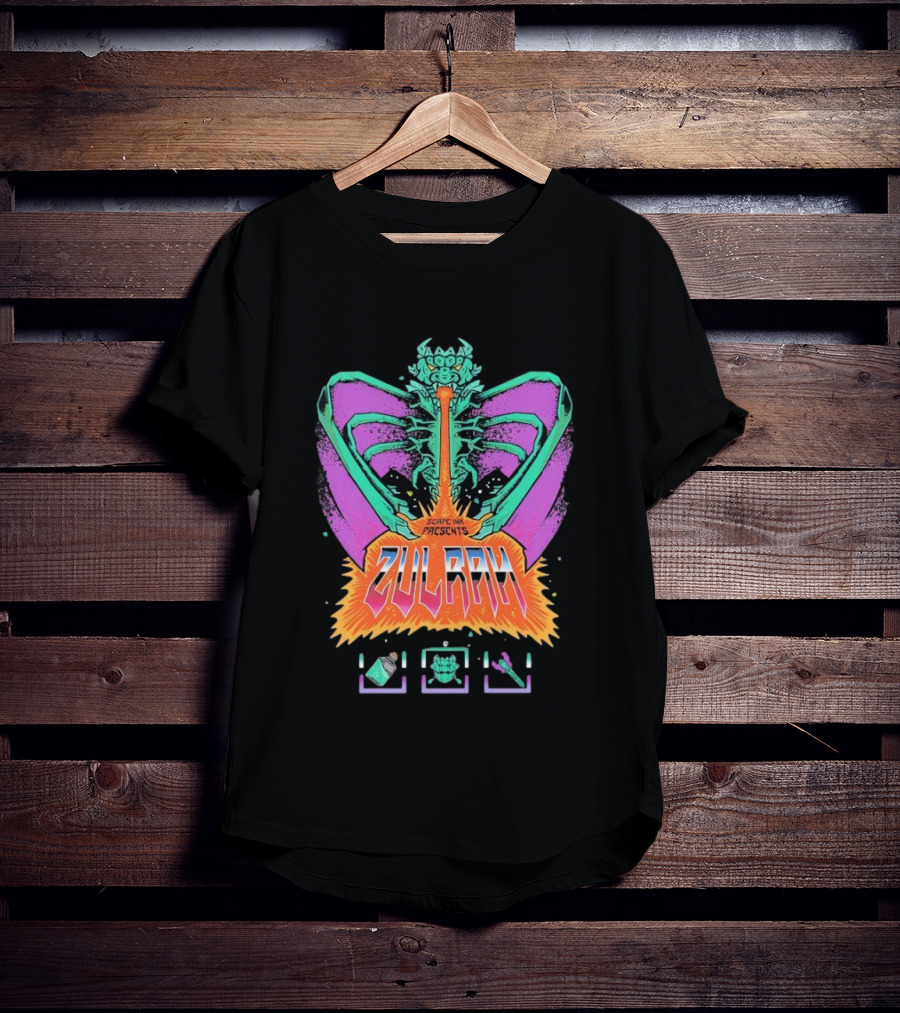 Zulrah Scape Ink Presents Retro Color Burst T-Shirt