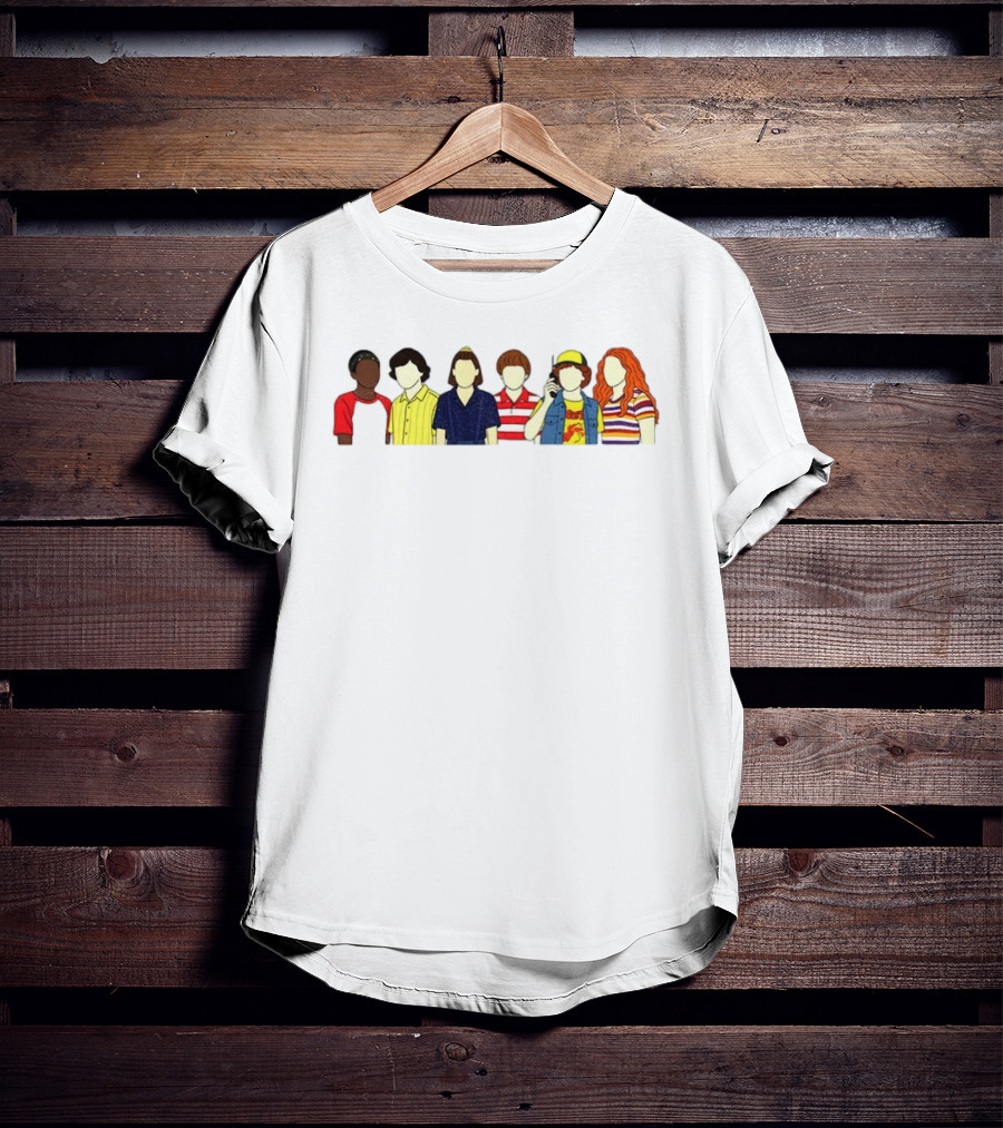 Stranger Things Season 3 Iconic Character Outfits 80s Fashion T-Shirt