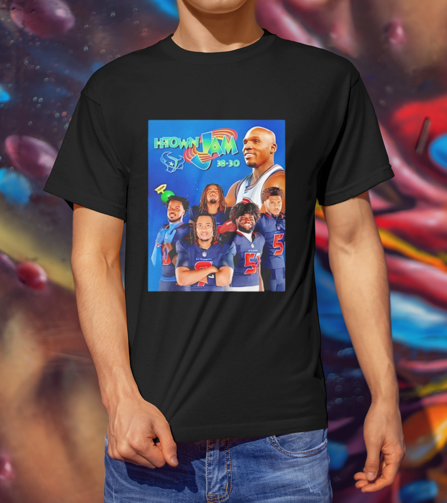 H Town Jam 30 30 Houston Texans Space Jam 2026 T-Shirt