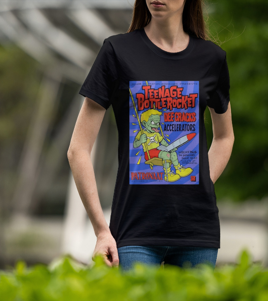 Teenage Bottlerocket Dee Cracks Accelerators Patronaat Haarlem 14 Januari 2026 T-Shirt