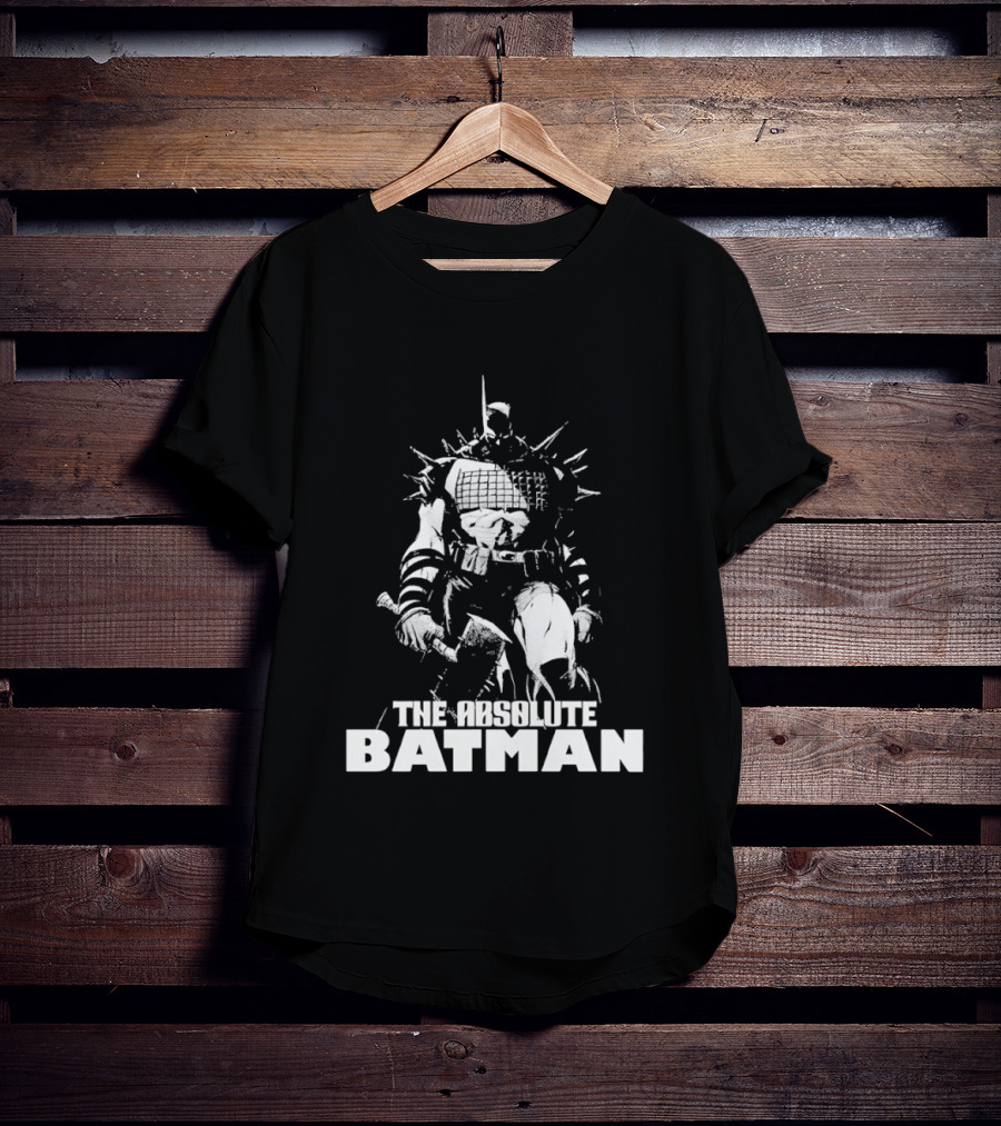 The Absolute Batman Spiked Suit Warrior With Bat Helmets T-Shirt