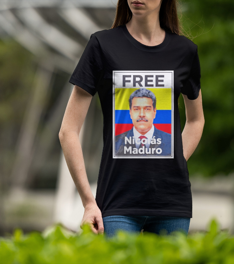 FREE Nicolás Maduro Venezuela Flag Political T-Shirt