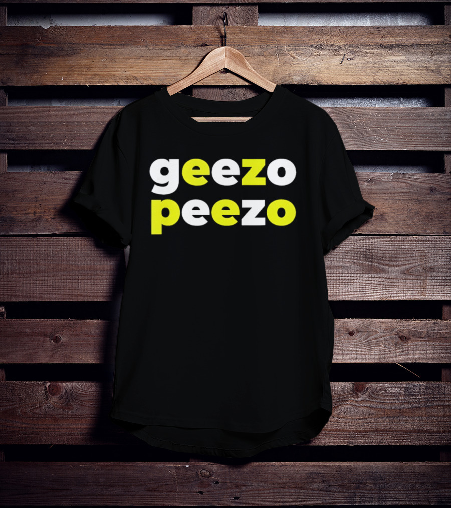 Geezo Peezo Bright Bold Text Styles T-Shirt