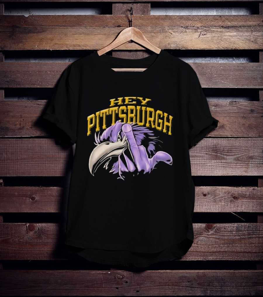 Hey Pittsburgh Steelers Ravens Iconic Rivalry T-Shirt