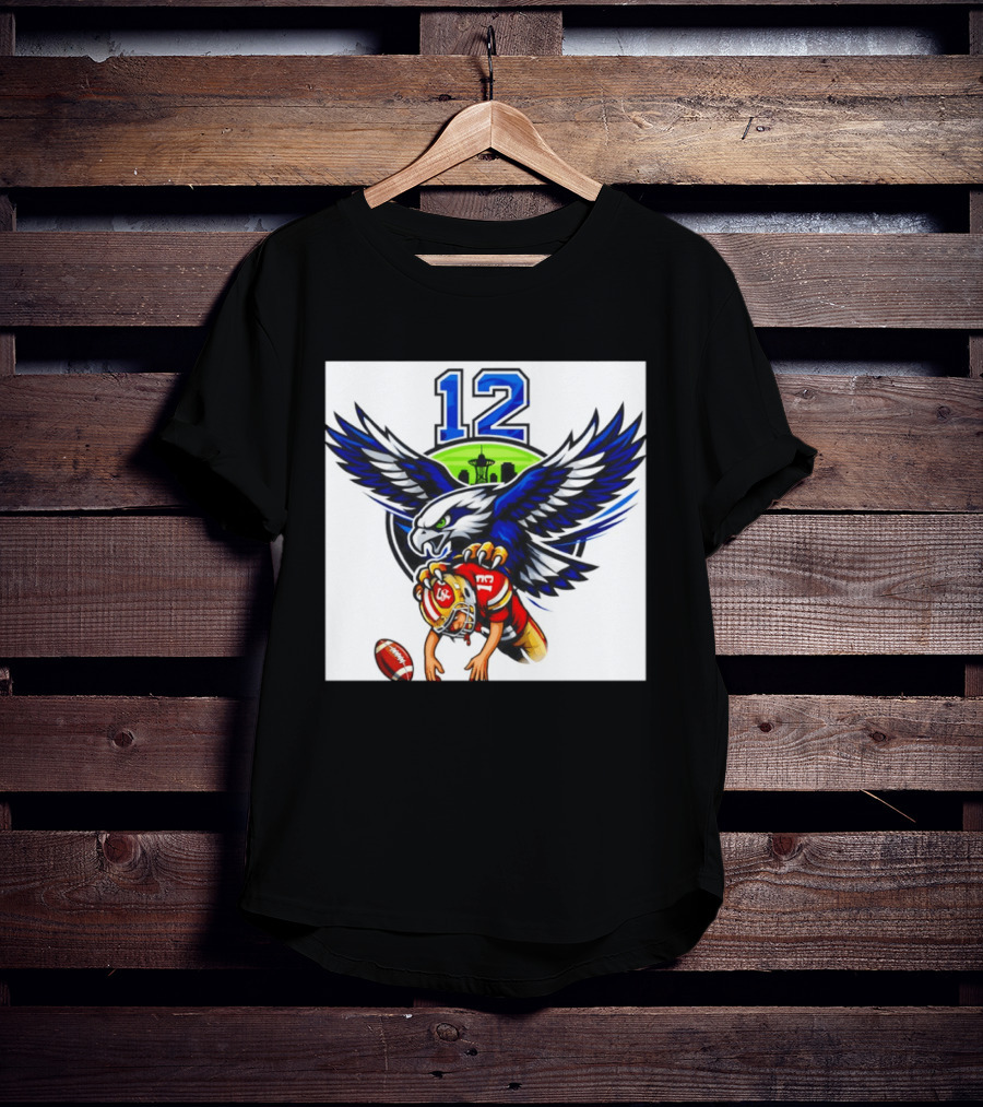 Seattle Seahawks 12th Man Meme Brock Purdy San Francisco 49ers Football Rivalry T-Shirt