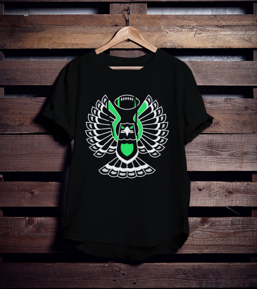 Seattle Seahawks Touchdown Hawk T-Shirt