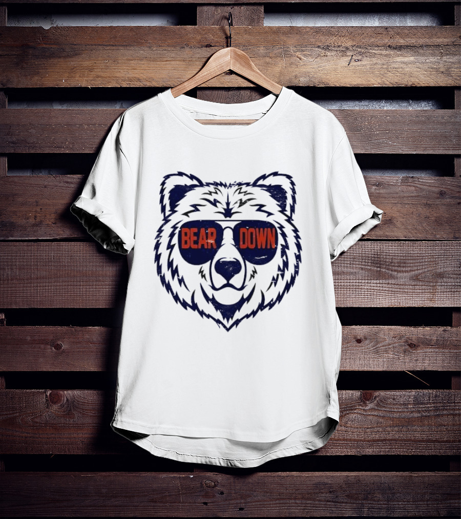 Bear Down Chicago Bears Sunglasses T-Shirt