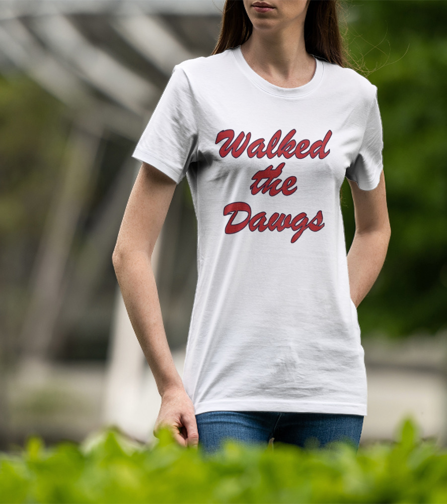 Walked The Dawgs Ole Miss Rebels Football Hotty Toddy T-Shirt