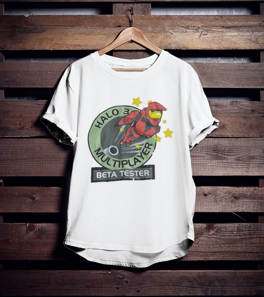 Halo 3 Multiplayer Beta Tester Exclusive Red Spartan T-Shirt