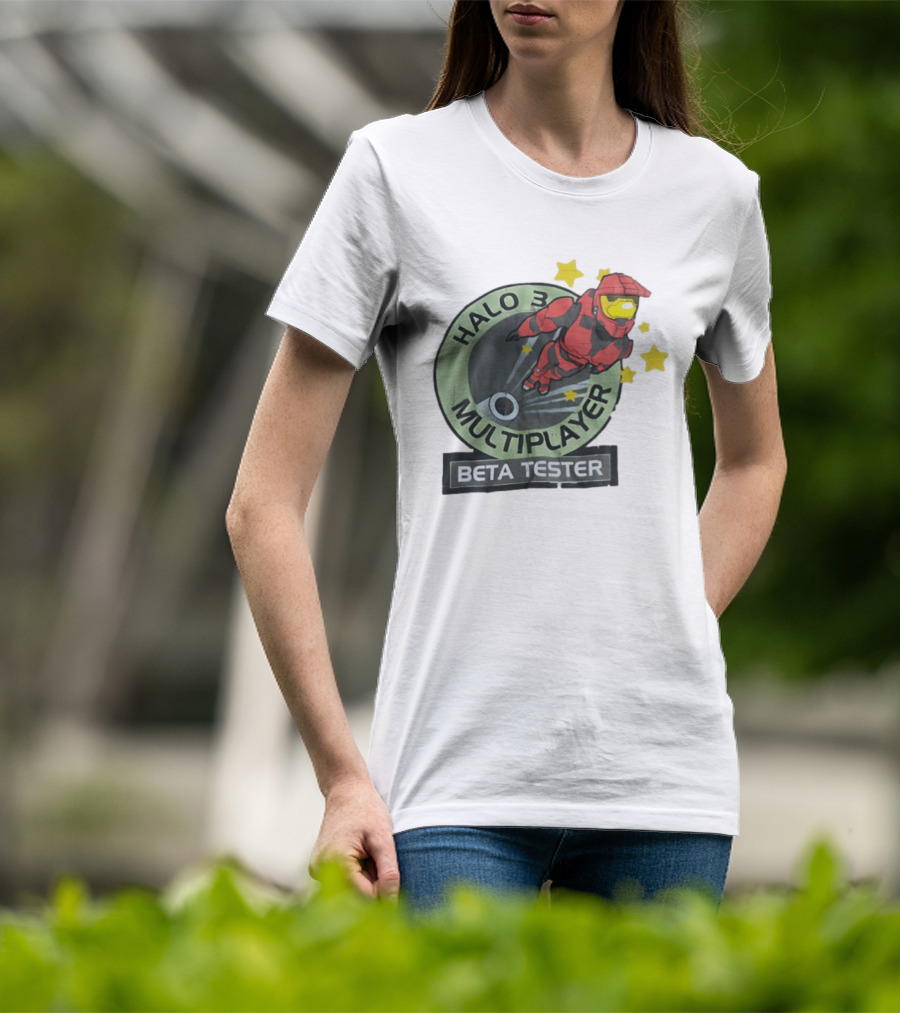 Halo 3 Multiplayer Beta Tester Exclusive Red Spartan T-Shirt