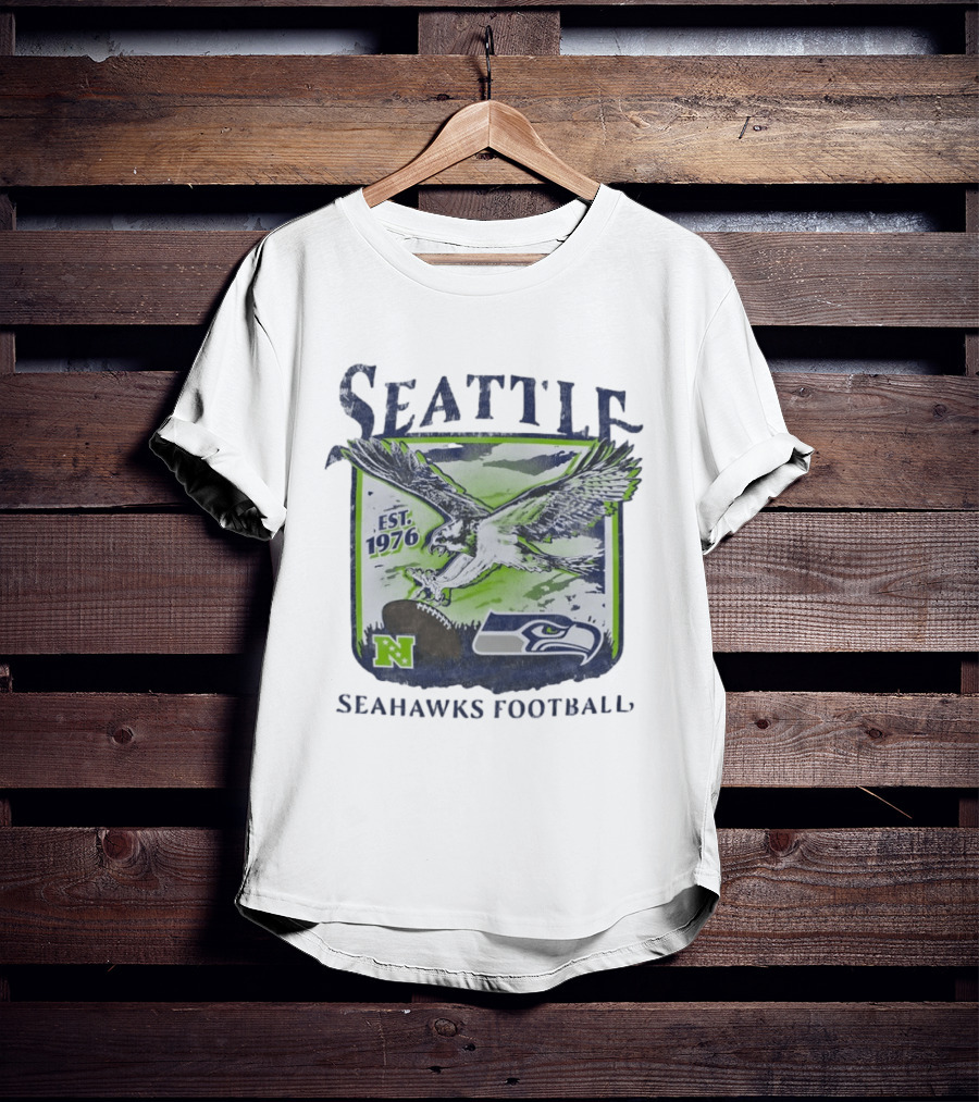 Seattle Seahawks Football EST 1976 NFL Team T-Shirt