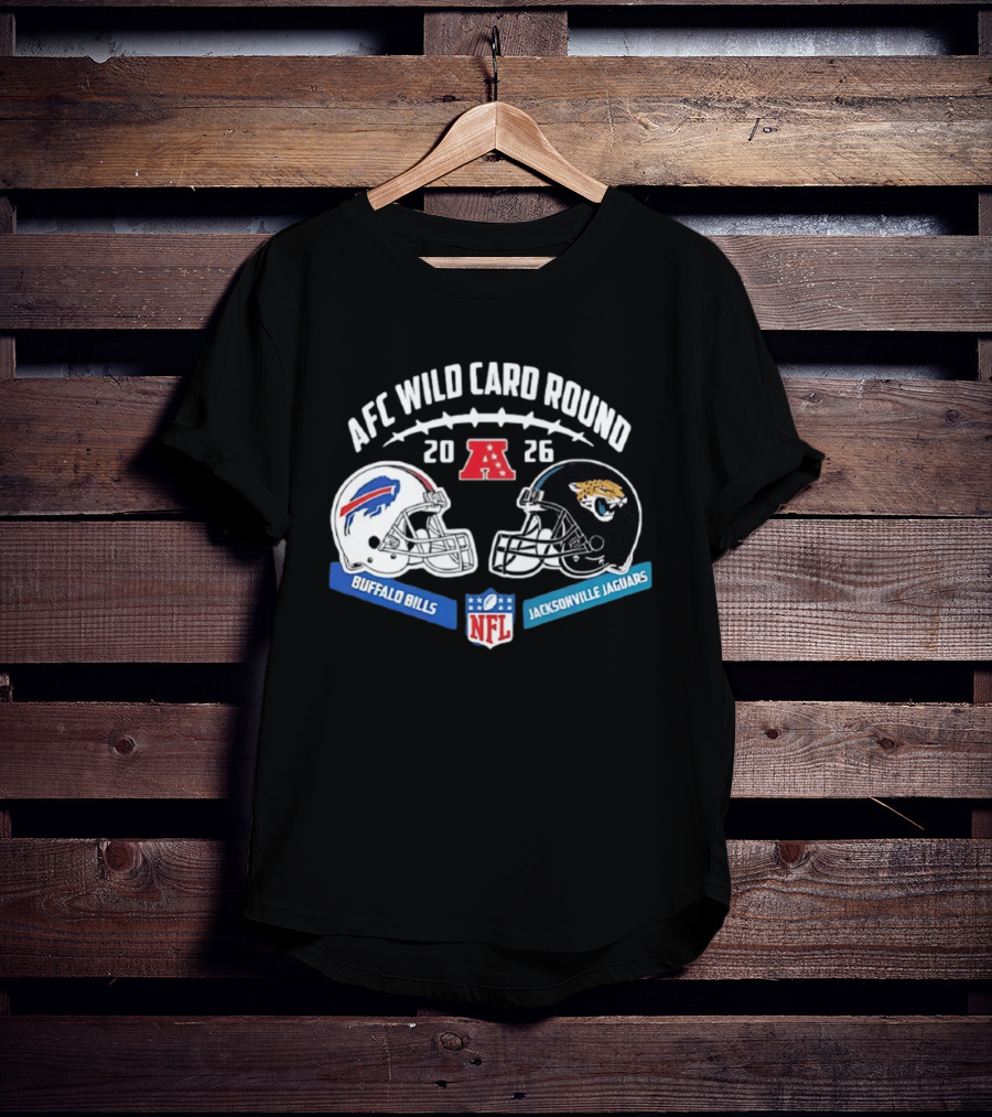 Buffalo Bills Vs Jacksonville Jaguars AFC Wild Card Round 2026 NFL Matchup T-Shirt