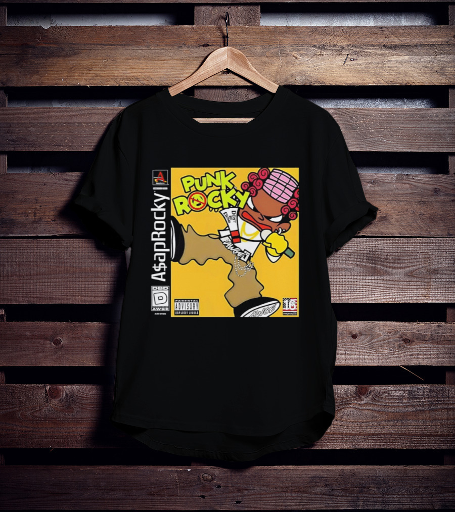 Don’t Be Dumb For Asap Rocky’s Punk Rocky Inspired By Parappa The Rapper T-Shirt