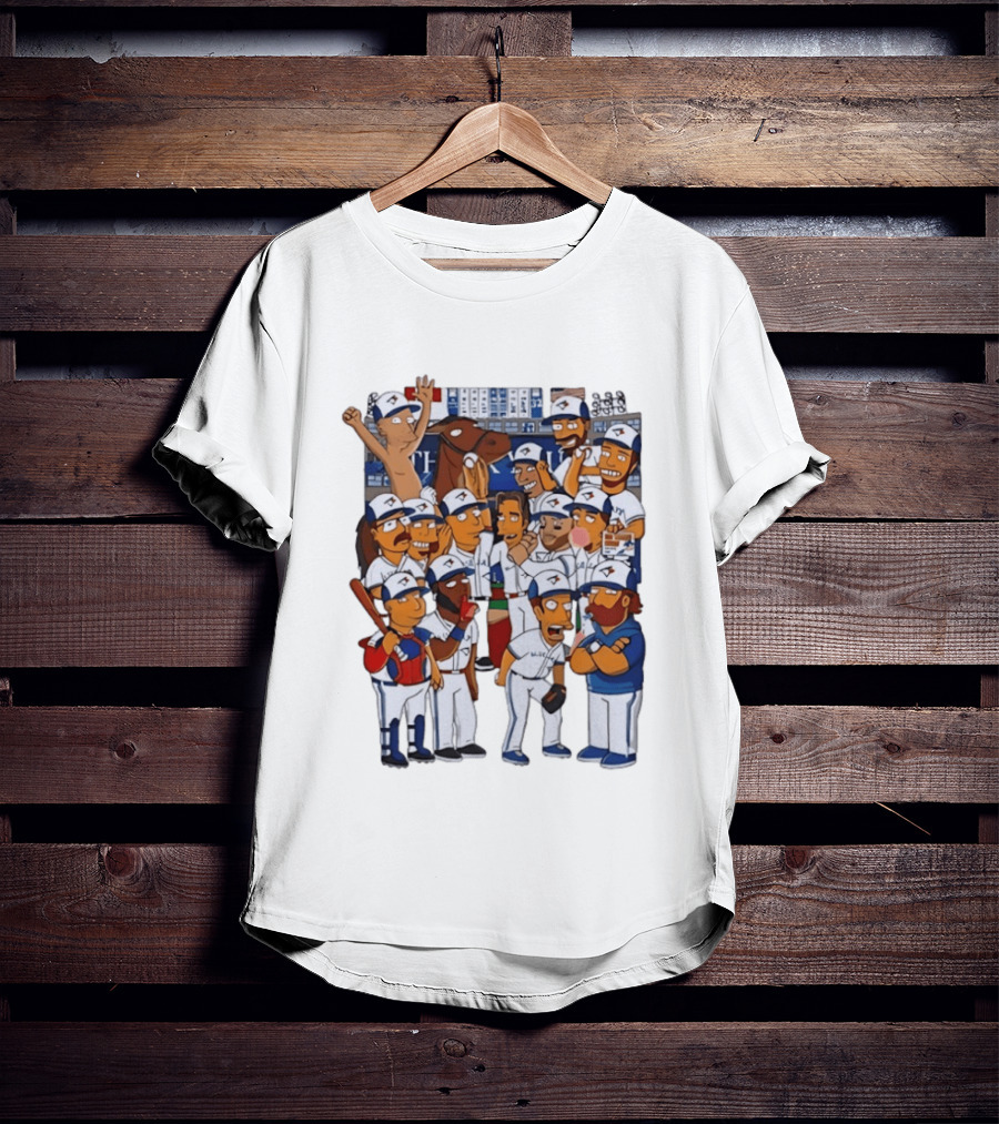 The Simpsons Toronto Blue Jays Baseball 2025 World Series Celebration T-Shirt